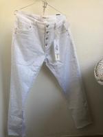 Glitzer Jeans Hose Boyfriend/Baggy weiß Gr 42 neu Niedersachsen - Wilhelmshaven Vorschau