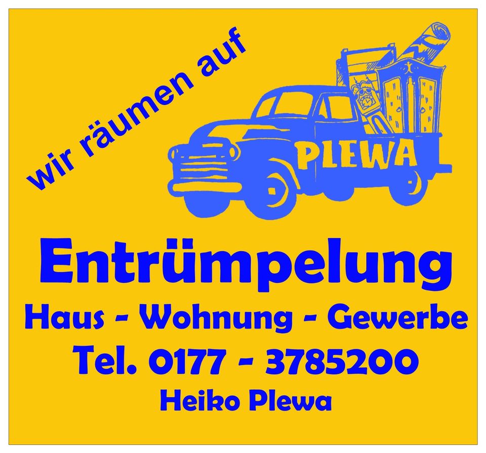 Übernehmen Entrümpelungen aller Art / Haus, Wohnung, Gewerbe in Lutherstadt Wittenberg