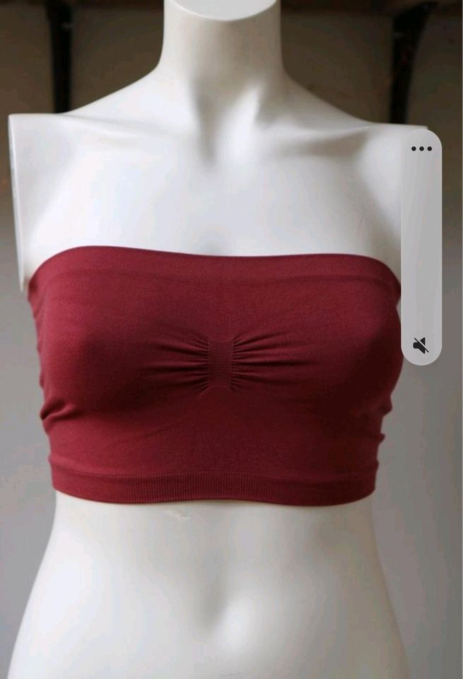 Vero Moda - Bandeu Top - Set - Neu - rost / rot - Größe S/M in Ernsgaden