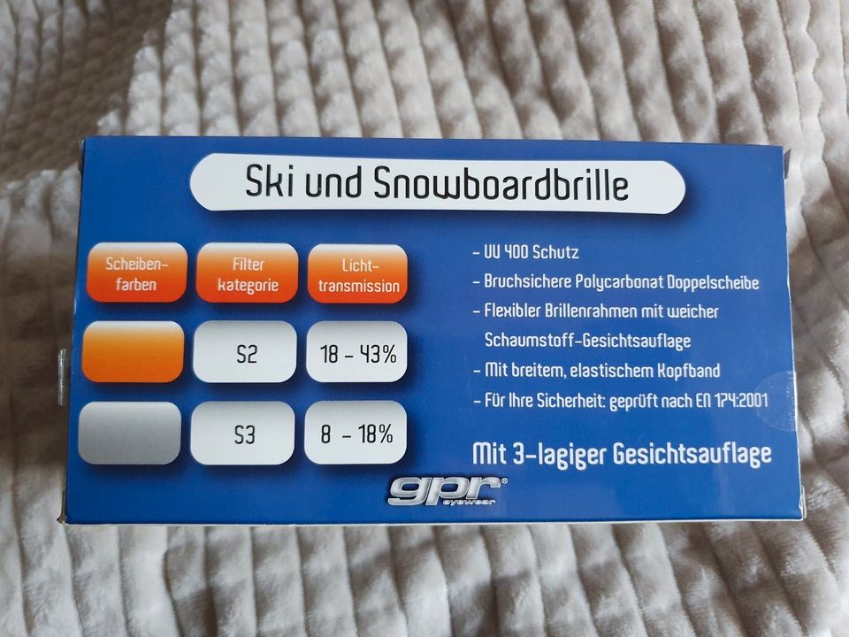 Ski- und Snowboardbrille der Marke gpr in Vellmar