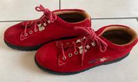 Trachten Landhaus Halbschuhe Schuh Schnürer Damen Gr.39 Rot Hessen - Langgöns Vorschau