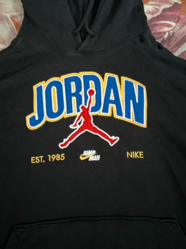 Jordan Jumpman 1985Nike XXL Kapuzenpulli schwarz in Marbach am Neckar