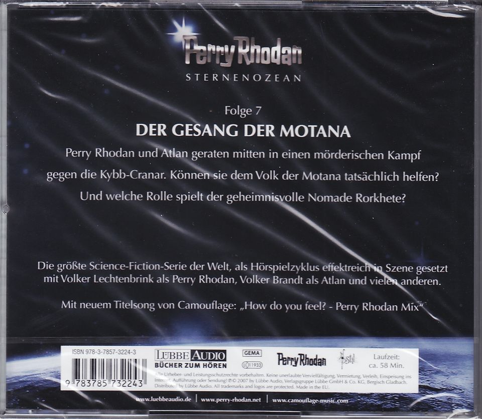 Perry Rhodan Sternenozean - CD 07 - Der Gesang der Motana in Schwarzenbek