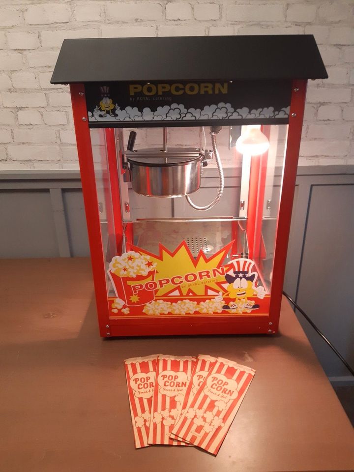 Popcornmaschine mieten Zuckerwattemaschine Hotdog Steamer Wärmer in Niederkassel