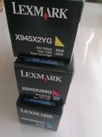 Lexmark Toner für X940-945 cyan, yellow und magenta Nordrhein-Westfalen - Unna Vorschau