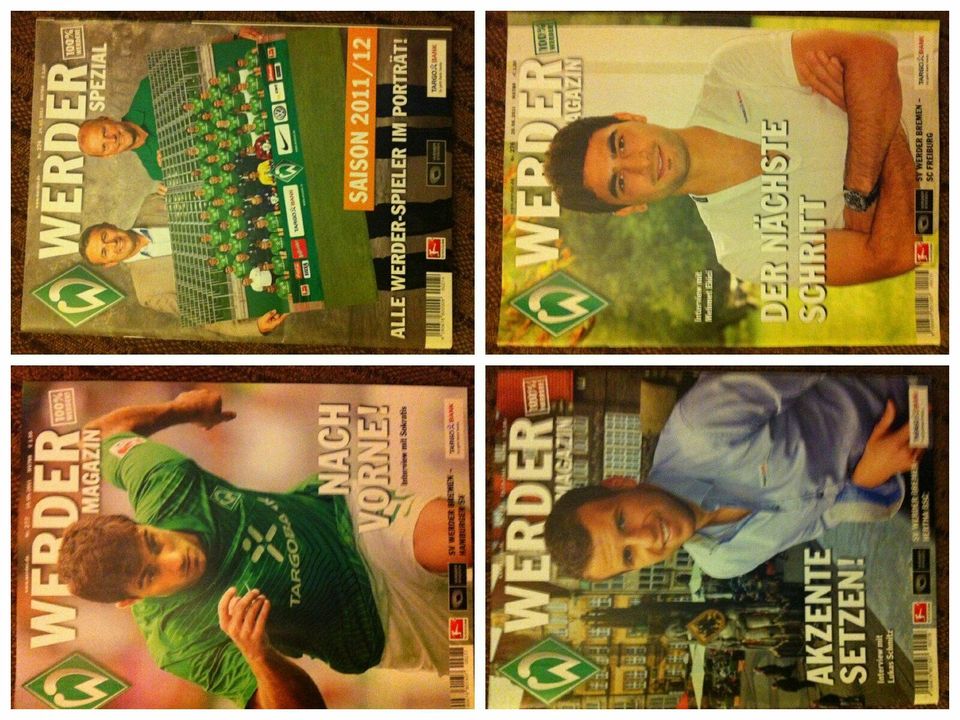 Werder Bremen offizielle Magazine 2003-2013 Teil 2 *Preis/Stück* in Tiefenbach