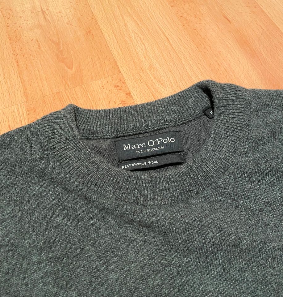 MARC O’POLO soft Pullover Gr. M Graphit Grau Schwarz NEU in Koblenz