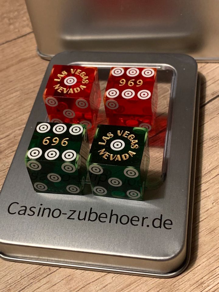 Casino Zubehör Präzisionswürfel Poker Chips Plastik Karten kaufen in Duisburg