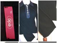 Sexy EDC Damen Pullover Pulli Langarm Polo Gr. XL schwarz Gothic Bayern - Straubing Vorschau