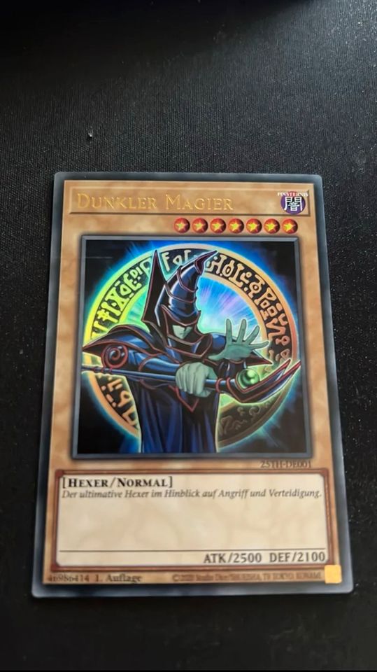 Yugioh Dunkler Magier 25TH-DE001 1. Auflage, Battle of Chaos in Hamburg