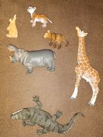 Schleich Tiere Giraffe, Bär, Tigers,  Hase, Krokodil,  Nilpferd Bayern - Krailling Vorschau