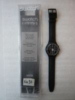 SWATCH Chrono schwarz, 1992  Lederarmband Hessen - Wiesbaden Vorschau