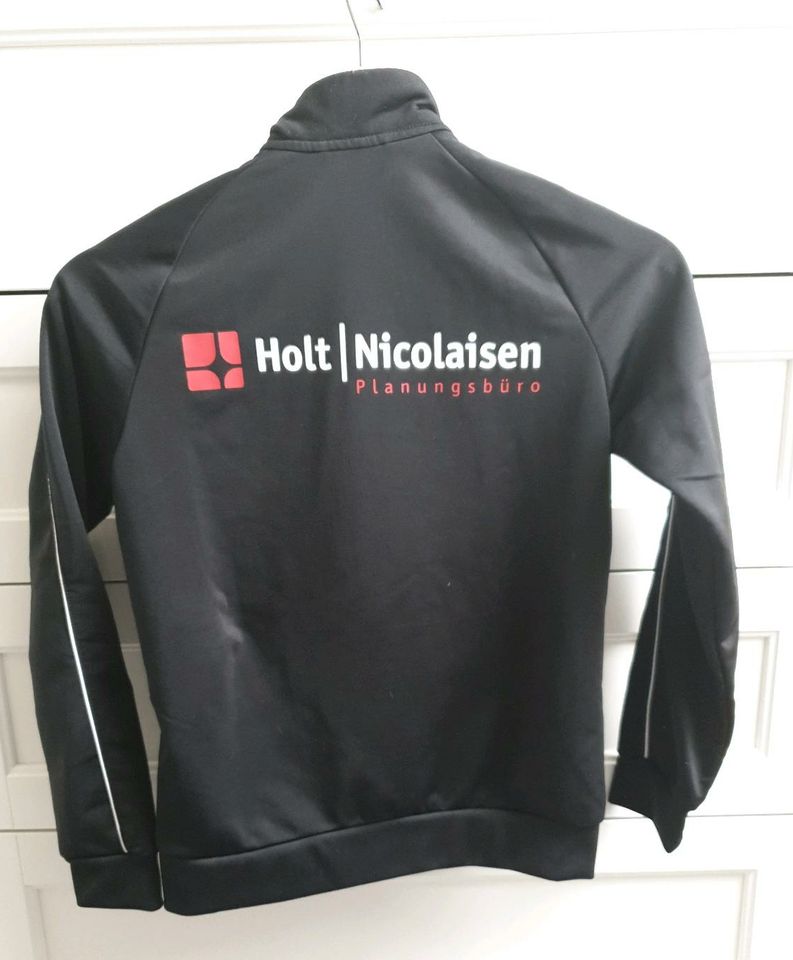 Trainingsjacke Jacke Adidas Gr. 140 SG Nordau Lasse in Osterby bei Medelby