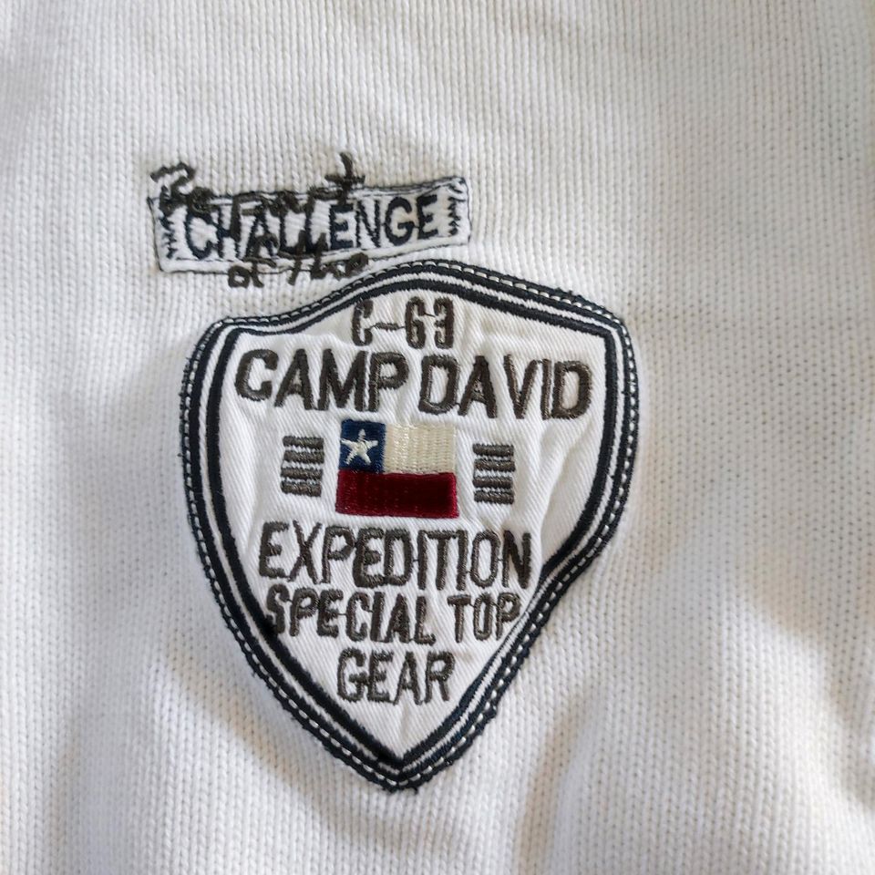 Herren Camp David Pullover  Größe ist xxl/2xl  Farbe ist Weiß  Ap in Ziethen b. Ratzeburg