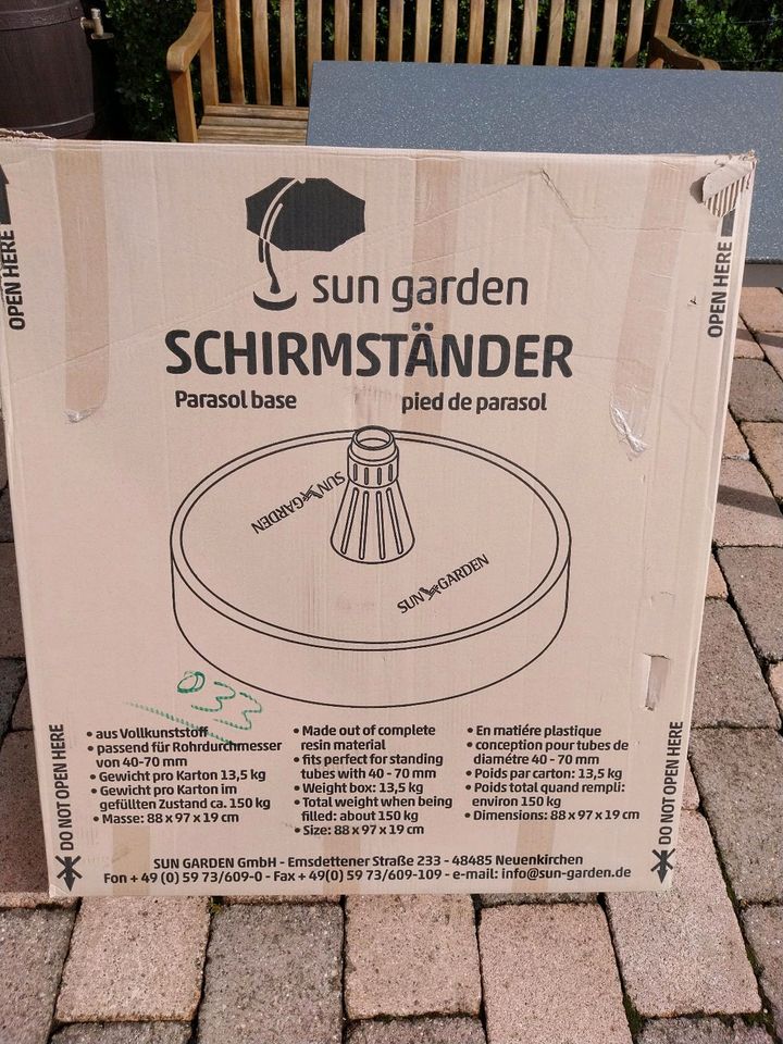 Sonnenschirmständer in Lünen