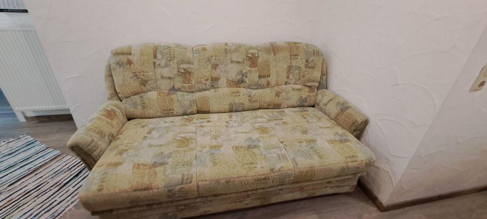 Sofa Schlafsofa Couch 3 sitzer Federkern Top Qualität in Viereth-Trunstadt