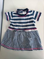 Kurzarm Baby Kleid Gr. 68 blau weiß rosa gestreift Saarbrücken-Halberg - Güdingen Vorschau