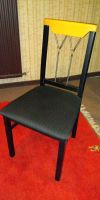 Stühle 6 Stück Schwarz Metall Holz / passender Tisch vorhanden Düsseldorf - Derendorf Vorschau