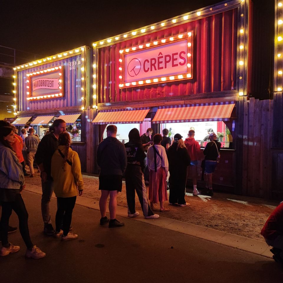 Crêpen auf dem Hurricane in Hamburg