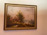 Gemälde 72x92cm Rheinland-Pfalz - Waldsee Vorschau