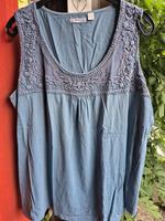 Kurzarmshirt mit Spitze Gr.52/54 Saarland - Homburg Vorschau