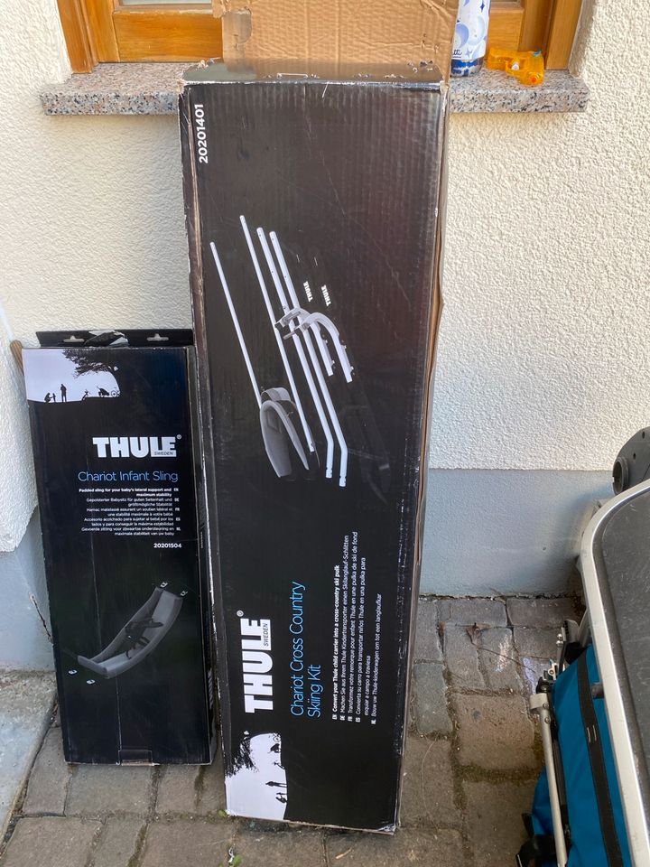 Thule Sport 2 Bremse Babyschale sling ski set in Bad Honnef