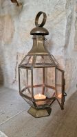 Antike kleine Lampe,Leuchte,Laterne,Glas,Messing Niedersachsen - Friesoythe Vorschau