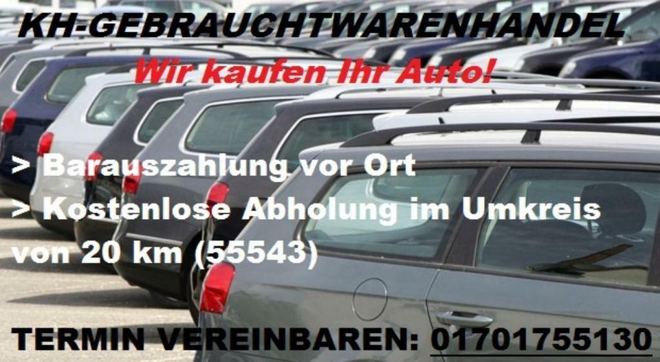 Ankauf  von Gebrauchtfahrzeugen aller Art in Bad Kreuznach