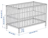 IKEA Babybett mit Zubehör Berlin - Lichtenberg Vorschau