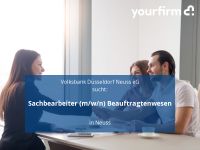 Sachbearbeiter (m/w/n) Beauftragtenwesen | Neuss Nordrhein-Westfalen - Neuss Vorschau