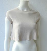 Max Mara Weekend Shirt Tanktop kurz Seide XS 34 S 36 creme Köln - Nippes Vorschau