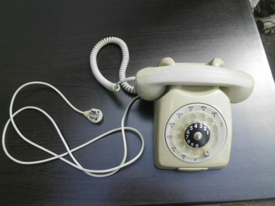 Wählscheibentelefon Telefon F68 Ericsson beige Schweden Vintage in Flensburg