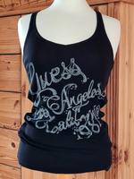 GUESS TRÄGER LONG RIPP TANK TOP SHIRT SCHWARZ GRAU 36/38 WIE NEU! Hessen - Felsberg Vorschau