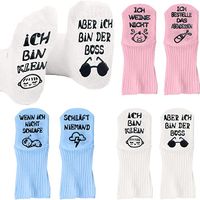 Baby Socken 0-12 Monate 3 Paare, Baumwolle Babysocken Anti Rutsch Baden-Württemberg - Marbach am Neckar Vorschau