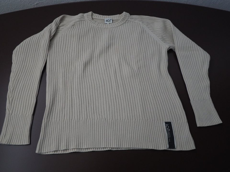 Winterpulli Pullover weiß Gr. M in Binzen