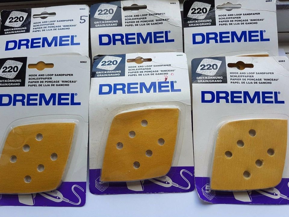 12x DREMEL 220 körnung MultıForm schleıfpapıer (je paket 5stck) in Hagen