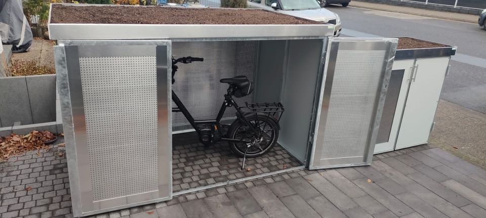 Mülltonnenbox 120-240 Fahrradbox Fahrradparker Kombination in Solingen