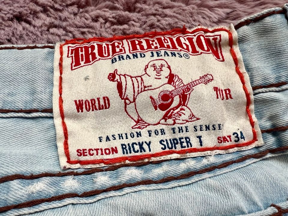 ORIGINALE TRUE RELIGION, Jeans , W38, Rarität.RICKY SUPER T in Dorsten