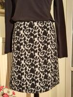 Comma Rock Wolle-Mix 42 Animal Print schwarz grau Stiefelrock Bayern - Forchheim Vorschau