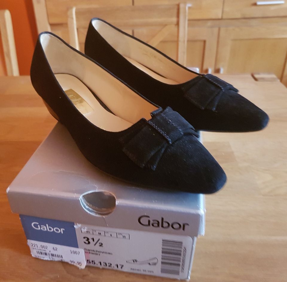 NEU Gabor Pumps schwarz Leder Gr. 36 in Dresden