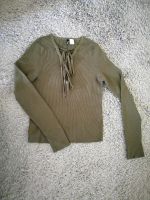 H&M Langarmshirt khaki Gr. S Hessen - Braunfels Vorschau