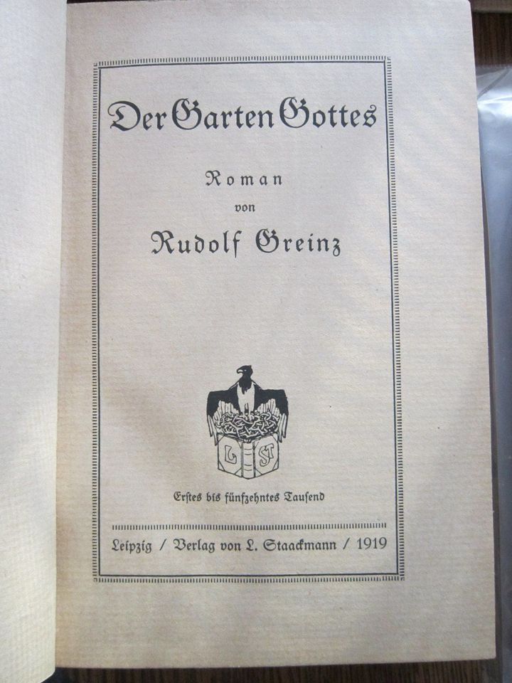 Buch Bücher Romane Antik altdeutsche Schrift Druck vor 1945 in Dresden