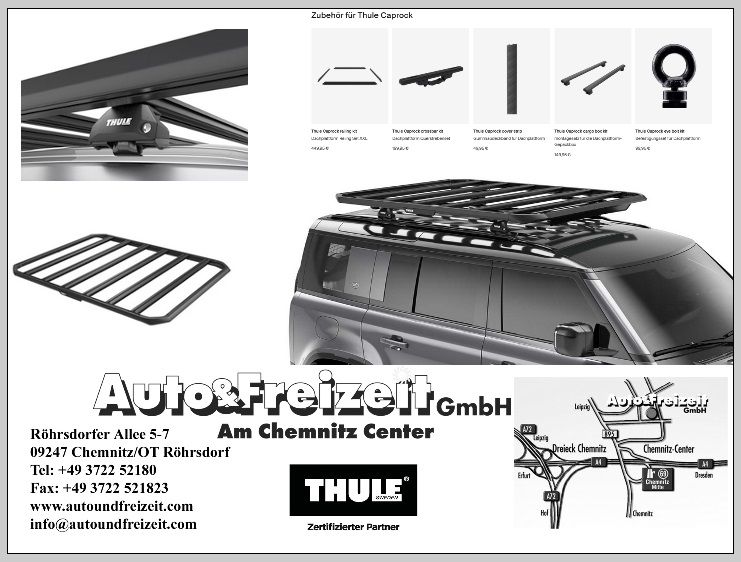 THULE 710600 * Flush Rail Evo Fußsatz * UVP 140 € in Röhrsdorf