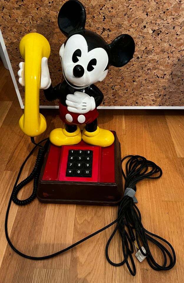 Mickey Mouse Vintage Telefon Post DFeAp 322 Micky Maus, Zettler in Mainz
