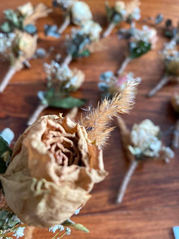 Mini trockenblumen straüßchen - Handmade - Hochzeit - Geburtstag in Heinsberg