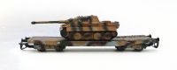 JANO TT Waggon Flachwagen mit Panzer „Jagdpanther“ tarnfarben Dresden - Strehlen Vorschau