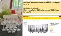 CreaTable Weinglasset Longchamp ECLAT transparent set of 10 Dresden - Innere Altstadt Vorschau