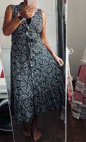 Sommer Kleid von Jessica gr.38/M schwarz/Weiss vorne durchgeknö Niedersachsen - Damme Vorschau