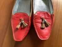 Loafer w.Todds rot mit Tasseln Leder Gr. 38 Essen - Bergerhausen Vorschau