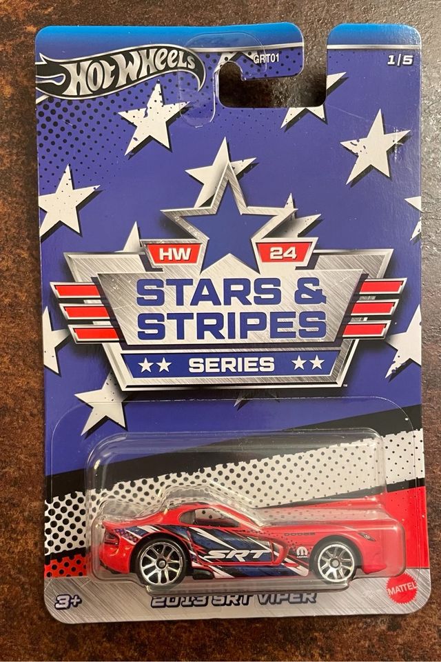 OVP Hot Wheels Stars & Stripes 2013 DODGE VIPER SRT 1:64 in Erfurt